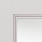 Liberty Internal White Primed Catton Clear Glazed Door Decorative Flush Mouldings