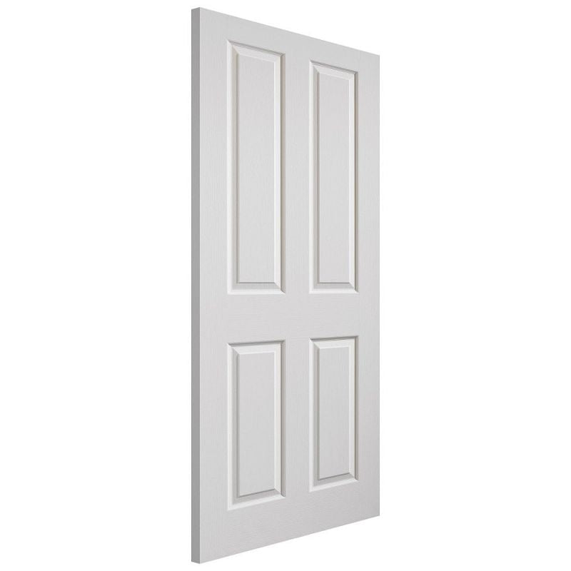 Liberty Internal White Primed 4 Panel Canterbury Grained Door