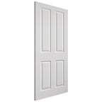 Liberty Internal White Primed 4 Panel Canterbury Grained Fire Door