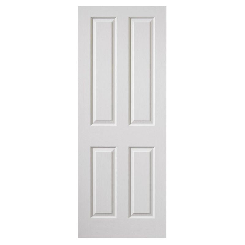 Liberty Internal White Primed 4 Panel Canterbury Grained Fire Door