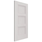 Liberty Internal White Primed Catton Fire Door 3 Panel Recessed Panels