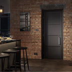 Internal LPD Black Pre-Finished Chelsea 4P Door