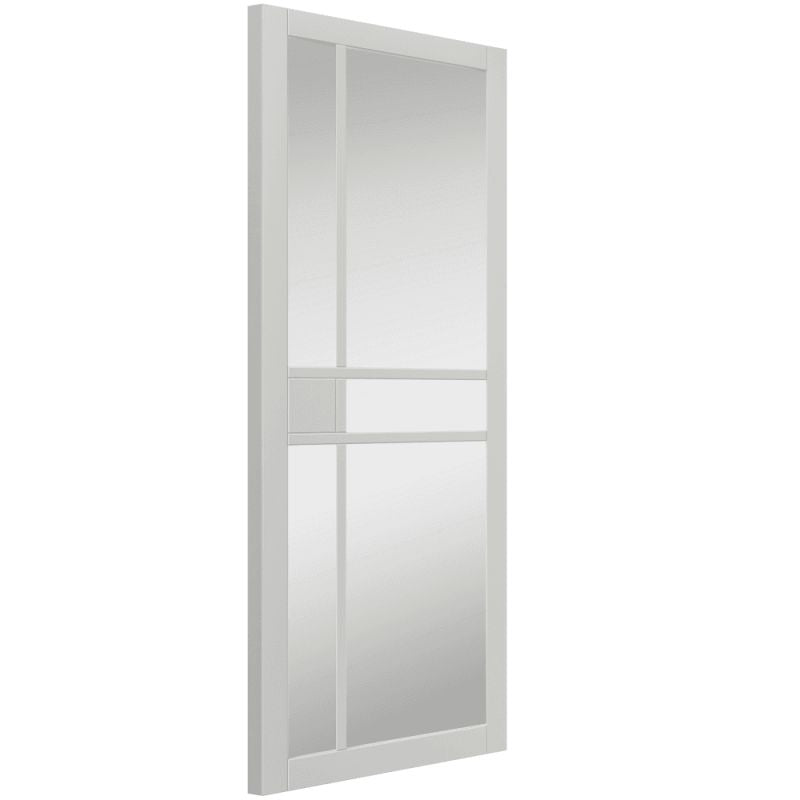 Liberty Internal White City Clear Glazed Door Pre-Finished