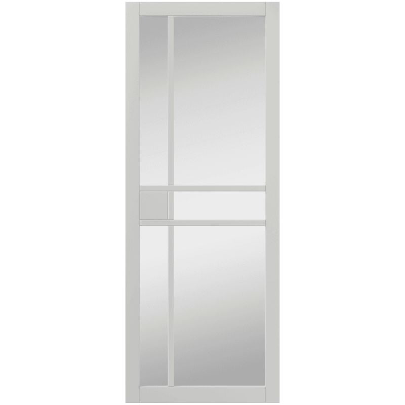 Liberty Internal White City Clear Glazed Door Pre-Finished