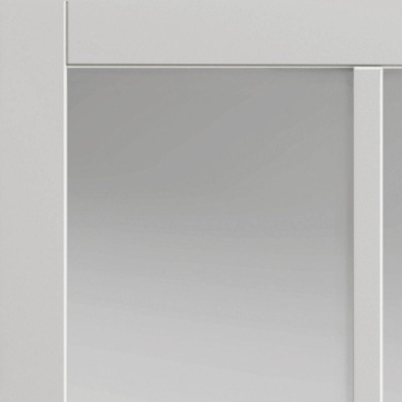 Liberty Internal White Civic Clear Glazed Door Pre-Finished