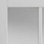 Liberty Internal White Civic Clear Glazed Door Pre-Finished