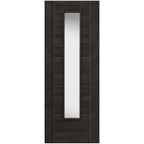 Liberty Internal Grey Laminate Tigris Cinza Clear Glazed Door Pre-Finished