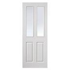 Liberty Internal White Primed Canterbury 2 Light Grained Fire Door