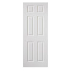 Liberty Internal White Primed Colonist Grained 6 Panel Door
