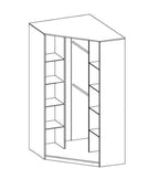 Pok PO-01 Corner Wardrobe