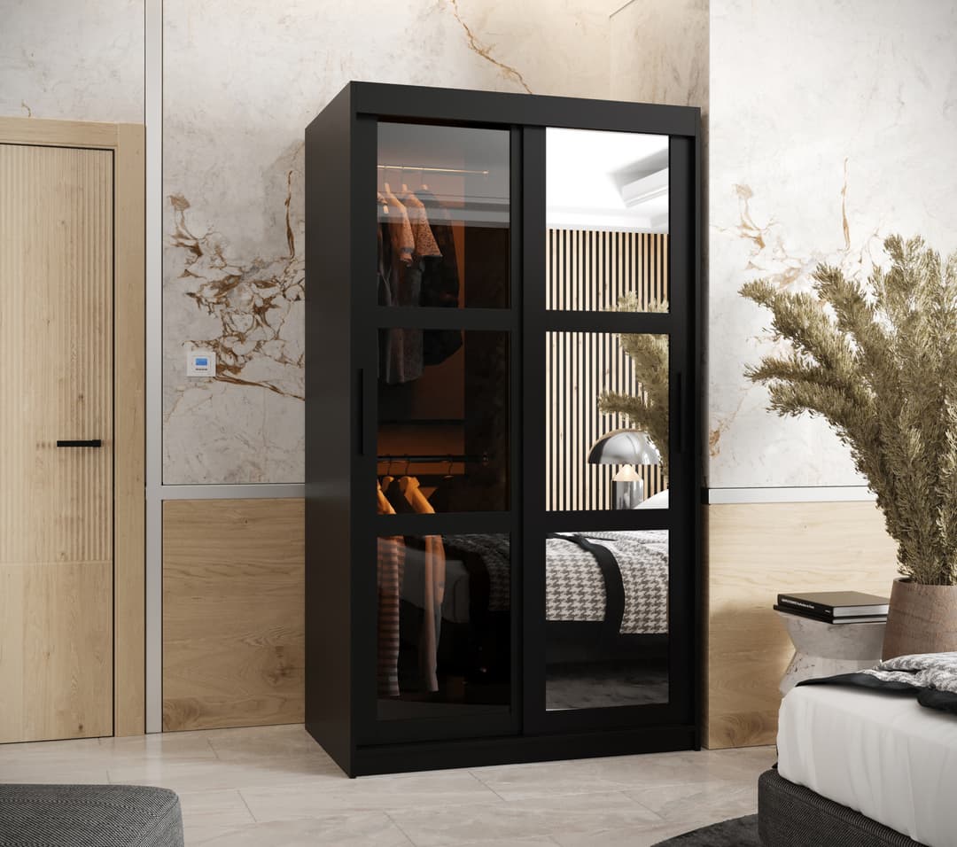 Liberty Parma II Sliding Door Wardrobe 100cm