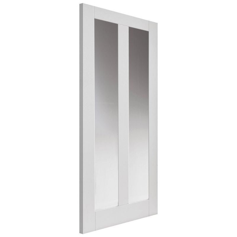 Liberty Internal White Primed Dominca 2 Light Clear Glazed Door