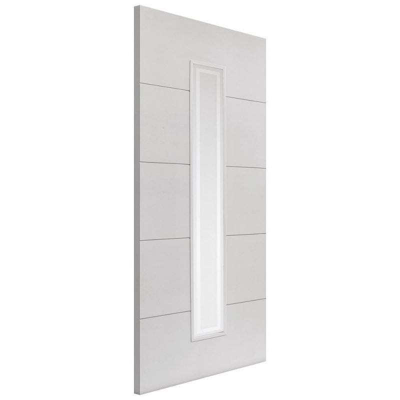 Liberty Internal White Primed Dominion Clear Glazed Door