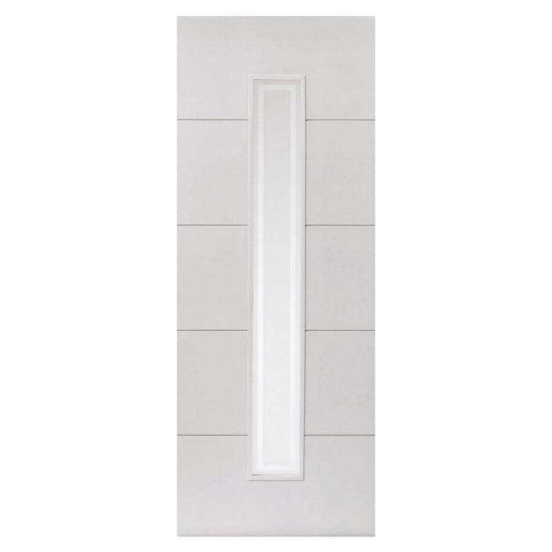 Liberty Internal White Primed Dominion Clear Glazed Door