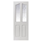 Liberty Internal White Primed Edwardian 2 Light Glazed Door