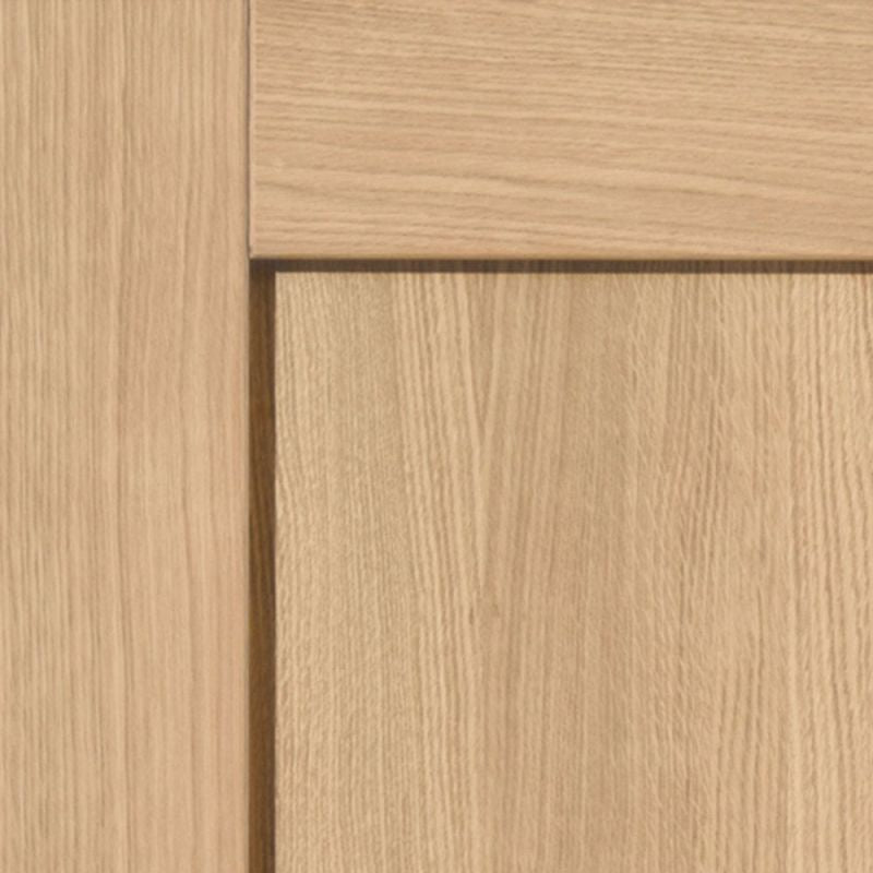 Internal Oak Etna Shaker 1 Panel Fire Door FD30