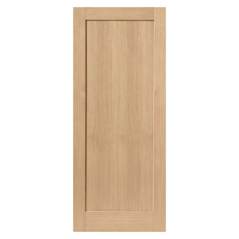 Internal Oak Etna Shaker 1 Panel Fire Door FD30