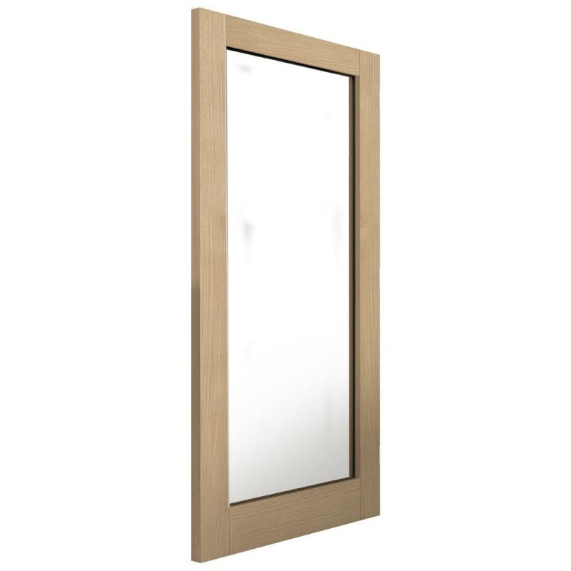 Liberty Internal Oak Fuji Glazed Door With Clear Glass Pattern 10 Style 1L