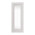 Liberty Belton White Primed 1 Light Clear Glass Internal Door