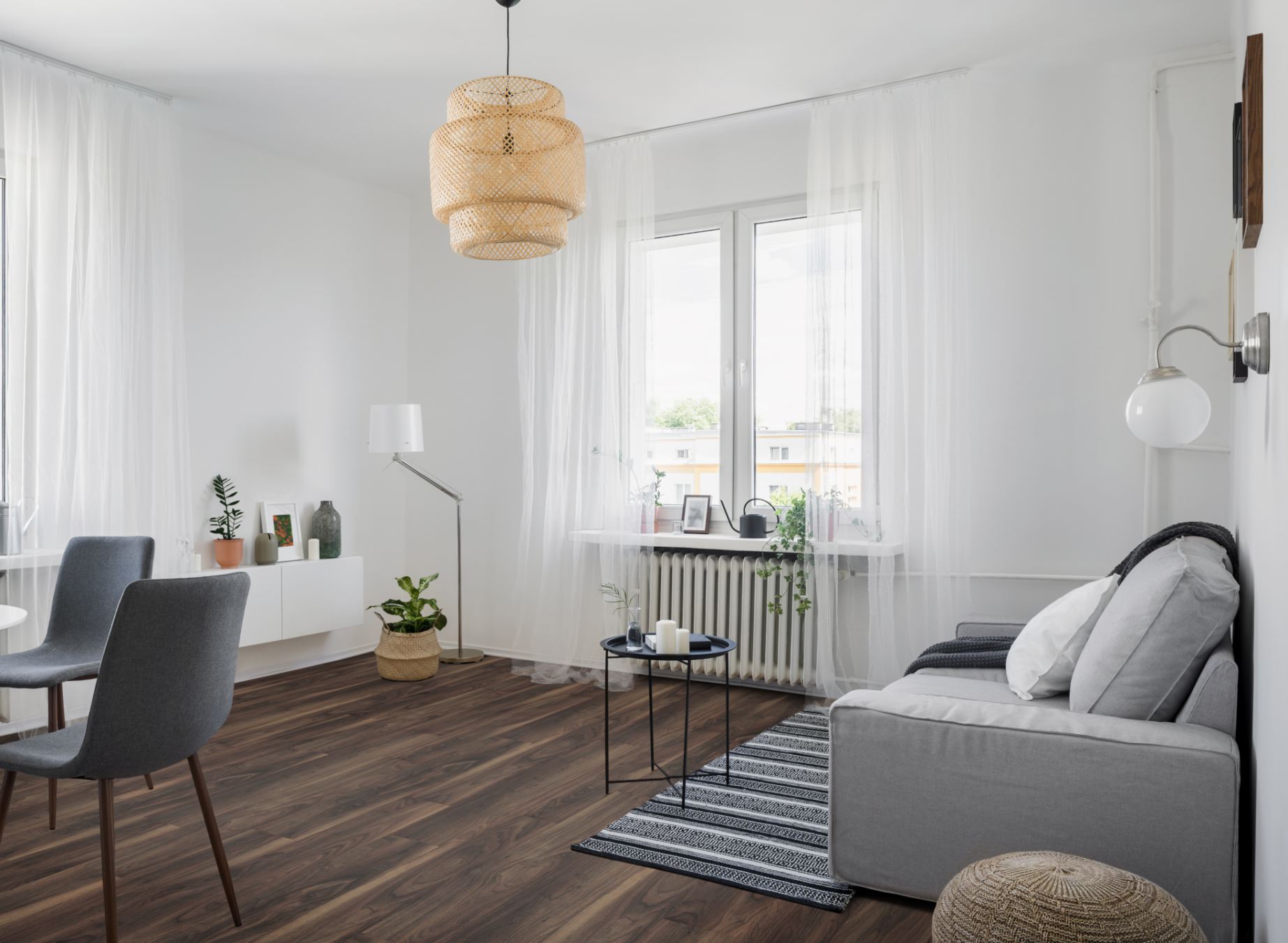 Krono Laminate Eurohome 12mm Flooring Dark Walnut