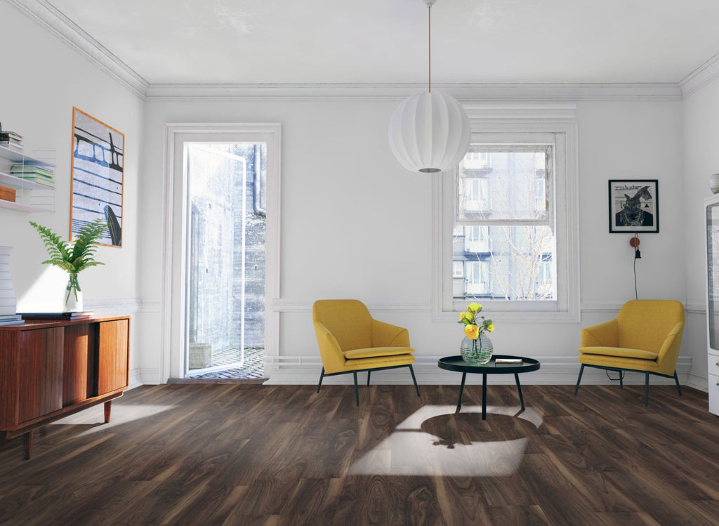 Krono Laminate Eurohome 12mm Flooring Dark Walnut