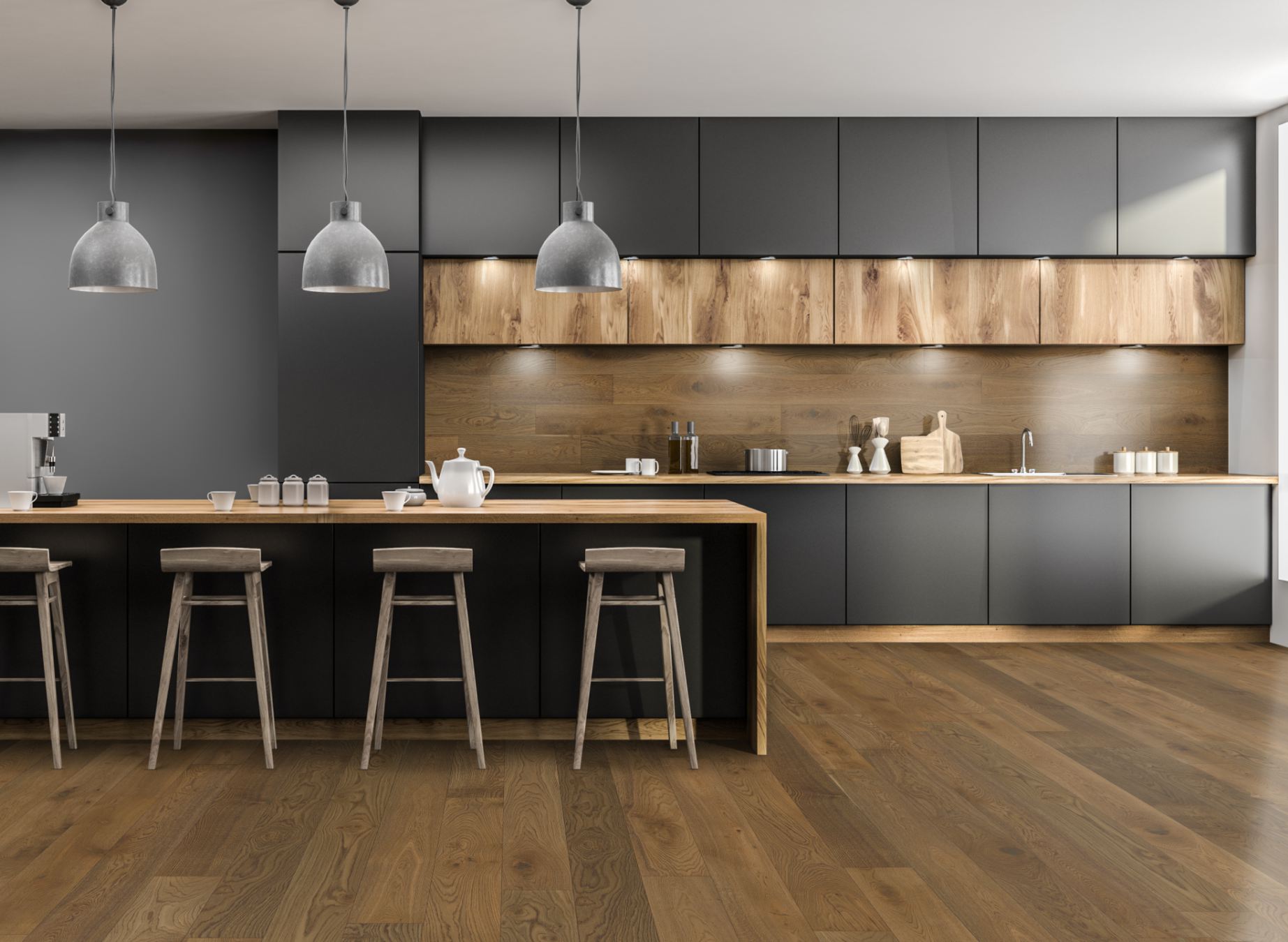 Liberty Lignum Strata 20mm Engineered Wood Flooring Oak Double Smoked 190mm