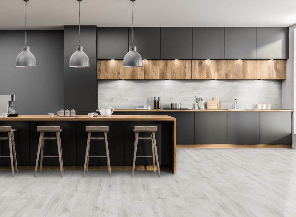 Kaindl Gloss Fresco Snow 8mm Laminate Flooring With Free Underlay