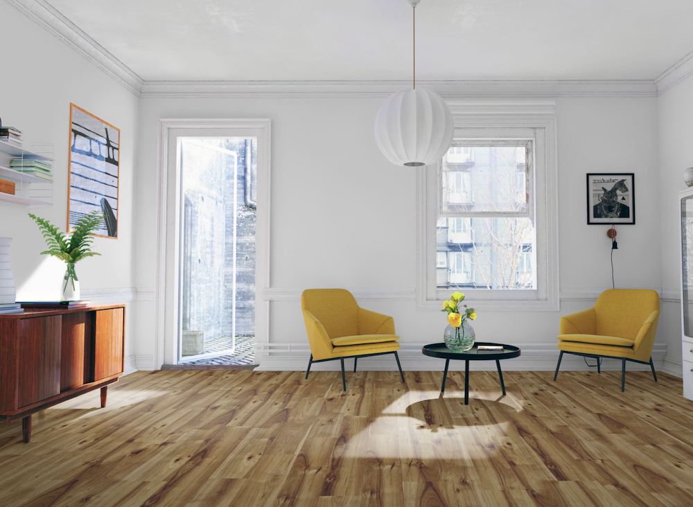 Kaindl Gloss Hickory Bravo 8mm Laminate Flooring With Free Underlay