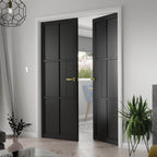 Liberty  Internal Black Industrial Civic 6P Door Pre-Finished