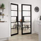 Liberty Internal Black Industrial Metro Clear Glazed Door