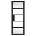 Liberty Internal Black Industrial Metro Clear Glazed Door
