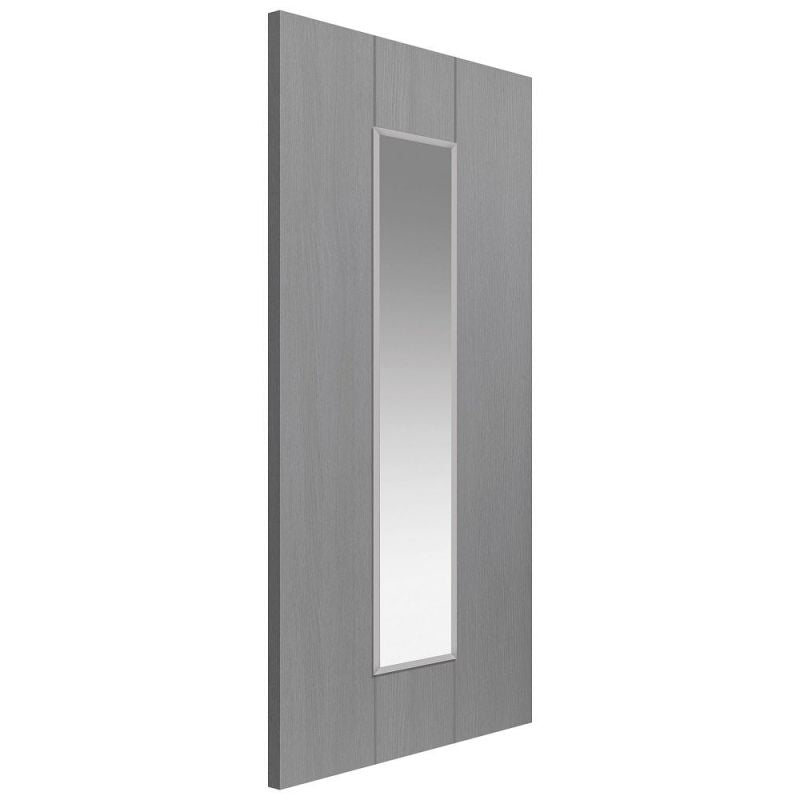 Liberty Internal Ardosia Grey Clear Glazed Door Pre-Finished