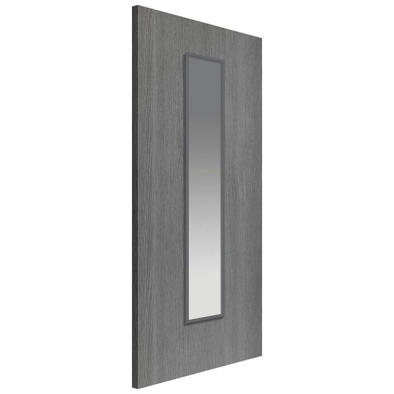 Liberty Internal Pintado Grey Clear Glazed Door Pre-Finished