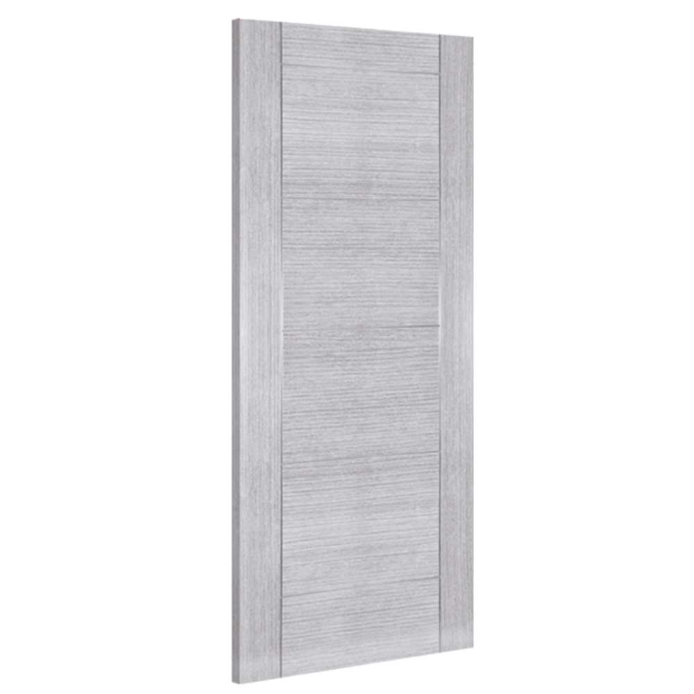 Internal Light Grey Ash Montreal Fire Door FD30 Prefinished