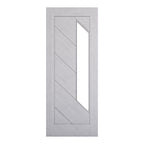Internal Light Grey Ash Prefinished Torino Glazed Door