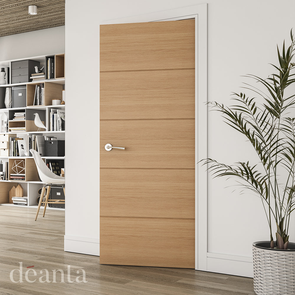Deanta Internal Oak Augusta Door Fire Rated Pre-Finished