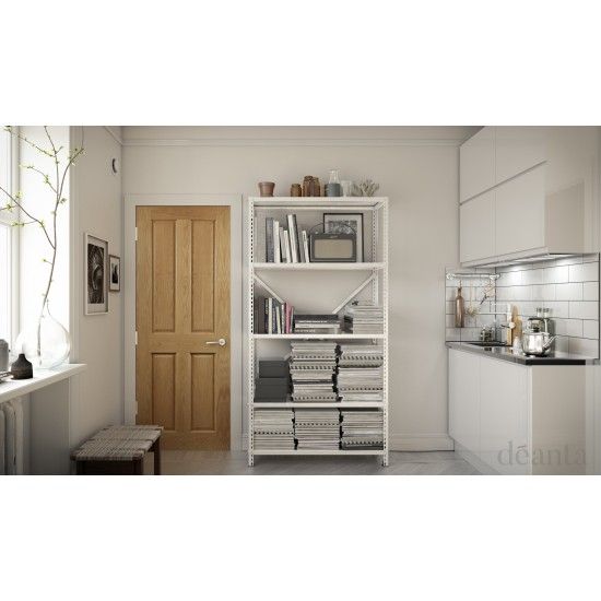 Deanta Internal Oak Bury 4 Panel Door Fully Finished