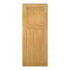 Deanta Internal Oak Cambridge Door Fire Rated 1930s Style FD30 Door