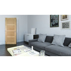 Internal Oak Coventry Shaker 4 Panel Fire Door FD30