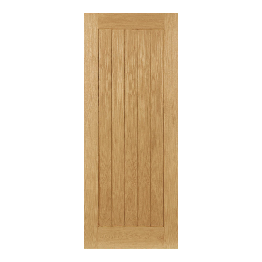 Internal Oak Ely Fire Door FD30 Unfinished