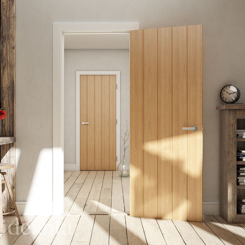 Deanta Internal Oak Galway Fire Door FD30