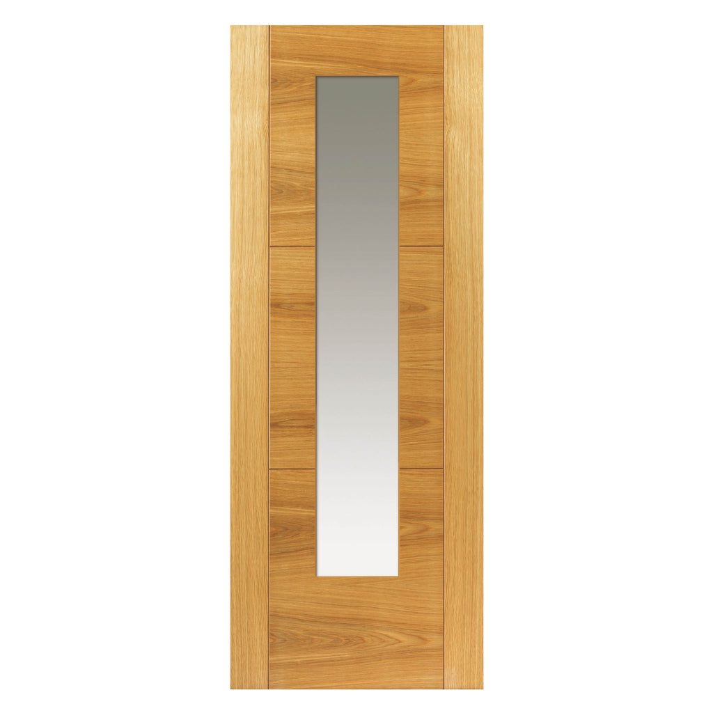 Liberty Internal Oak Mistral Glazed Door Prefinished 1 Light Clear Glass