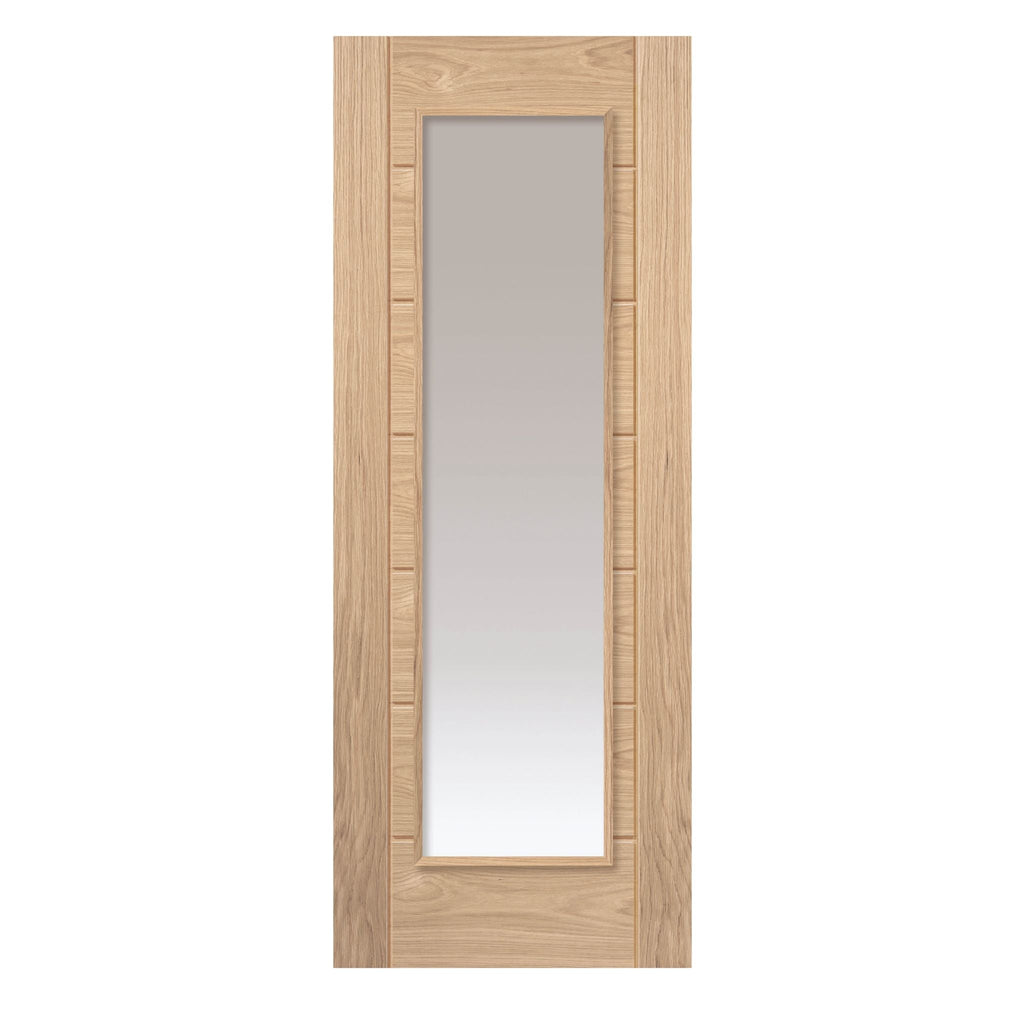 Liberty Internal Oak Palomino Clear Glazed 1L Door