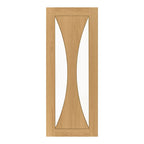 Deanta Internal Oak Sorrento Glazed Door Fully Finished