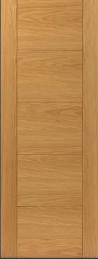 Liberty Internal Oak Tigris 5P Fire Door Prefinished FD30
