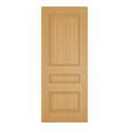Deanta Internal Oak Windsor 3 Panel Fire Door FD30 Fully Finished