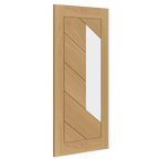 Deanta Internal Oak Torino Glazed Fire Door Fully Finished