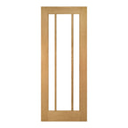 Deanta Internal Oak Norwich Glazed Door Clear Glass