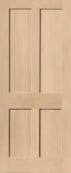 Liberty Internal Oak Rushmore 4P Flat Panel Door