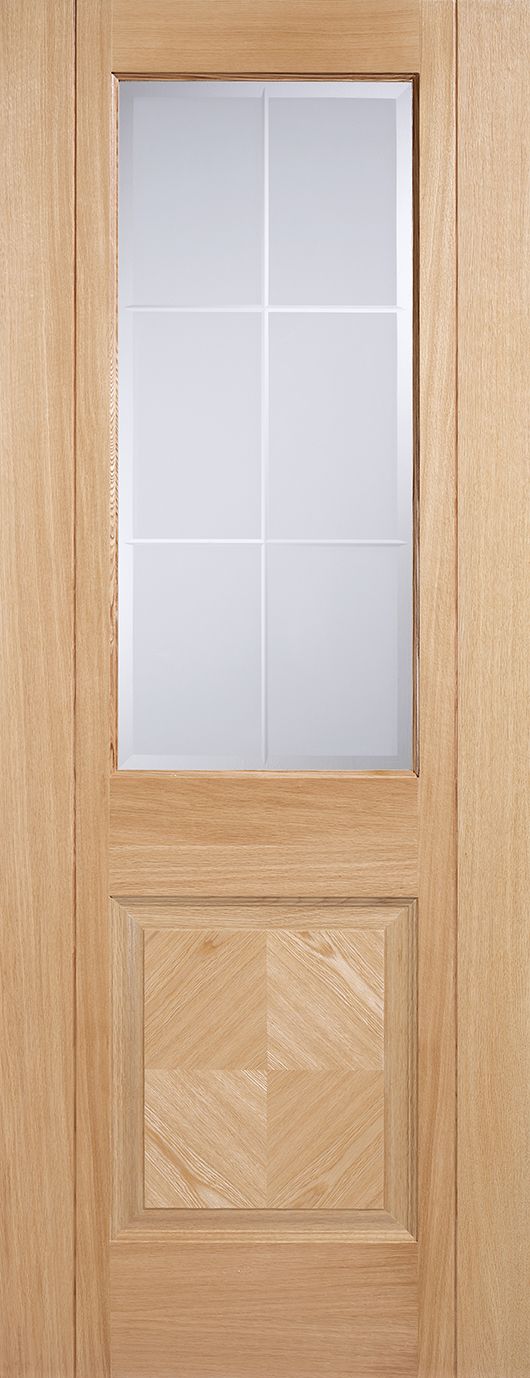 Internal Oak Valencia Glazed Door